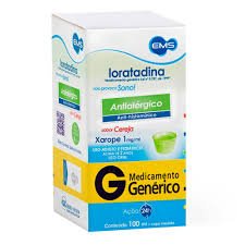 Loratadina 1mg Xarope 100ml EMS Genérico