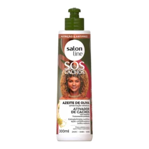 Ativivador De Cachos Salon Line Sos Cachos Azeite De Oliva 300ml