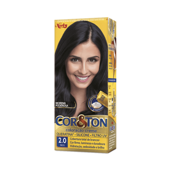 Tintura cor&ton 2.0 preto