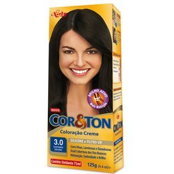 Tintura cor&ton 3.0 castanho escuro