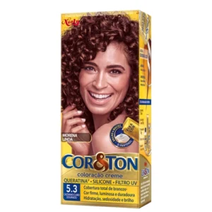 Tintura cor&ton 5.3 castanho claro dourado