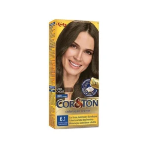 Tintura cor&ton 6.1 louro esc. acinzentado