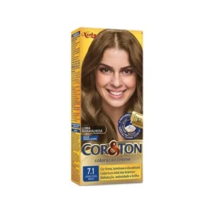 Tintura cor&ton 7.1 cinza médio