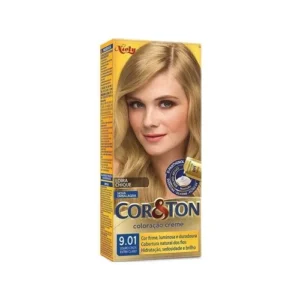 Tintura cor&ton 9.01 louro cinza extra claro