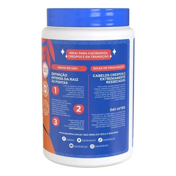 Creme para pentear Salon line hidratação profunda 1kg - Imagem 2