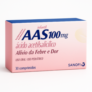 AAS INFANTIL 100MG 30CPR