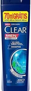 SHAMPOO CLEAR MEN ICE MENTHOL 400ML