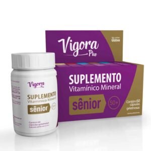 Polivitamínico Vigora Plus Sênior 50+ 60 cápsulas