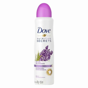 Desodorante Antitranspirante Aerosol Dove Nutritive Secrets Ritual Relaxante Lavanda E Flores Brancas Feminino 48H Sem Álcool 150ml