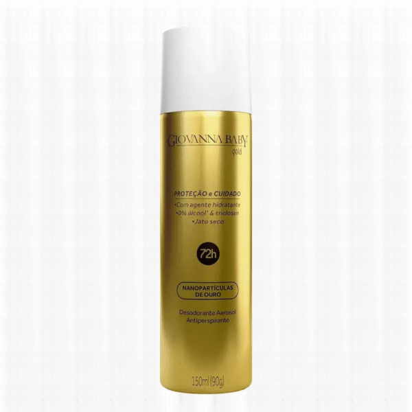 Desodorante Antitranspirante Aerosol Giovanna Baby Gold 72h 150ml