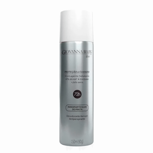 Desodorante Antitranspirante Aerosol Giovanna Baby Silver 72h 150ml