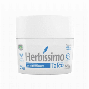 Desodorante Antitranspirante Creme Herbíssimo Talco 48h 55g