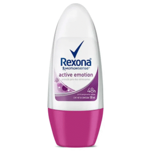 Desodorante Antitranspirante Roll-On Rexona Active Emotion Feminino 48h 50ml