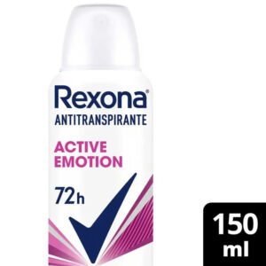 Desodorante Antitranspirante Aerosol Rexona Active Emotion Feminino 72h 150ml