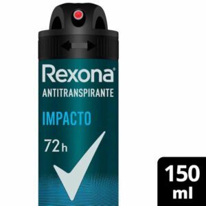 Desodorante Antitranspirante Aerosol Rexona Men Impacto 72h 150ml