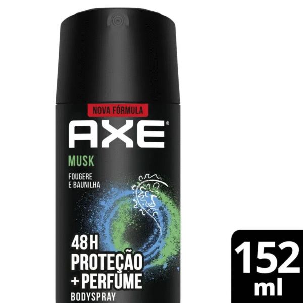 Desodorante Antitranspirante Spray Axe Musk Masculino 48h 152ml
