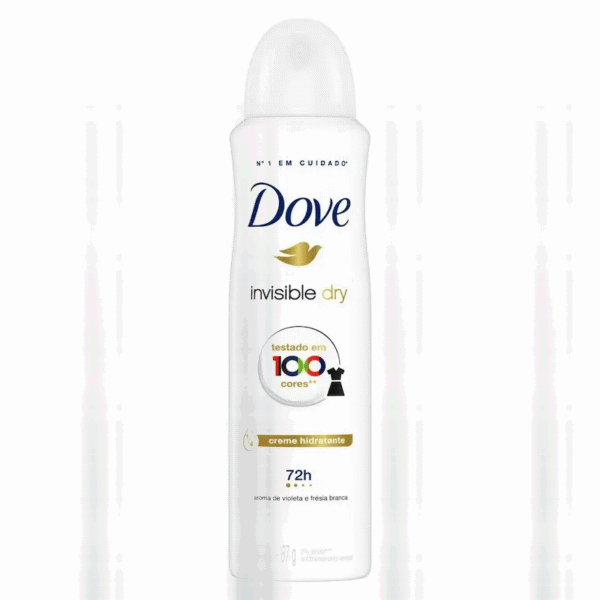 Desodorante Antitranspirante Aerosol Dove Invisible Dry Feminino 72h 150ml